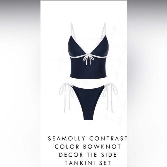 Seamolly Blue Tankini Set - Picture 4 of 4